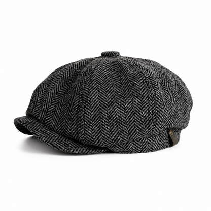 🧢Casquette de peintre vintage, casquette de livreur de journaux octogonale