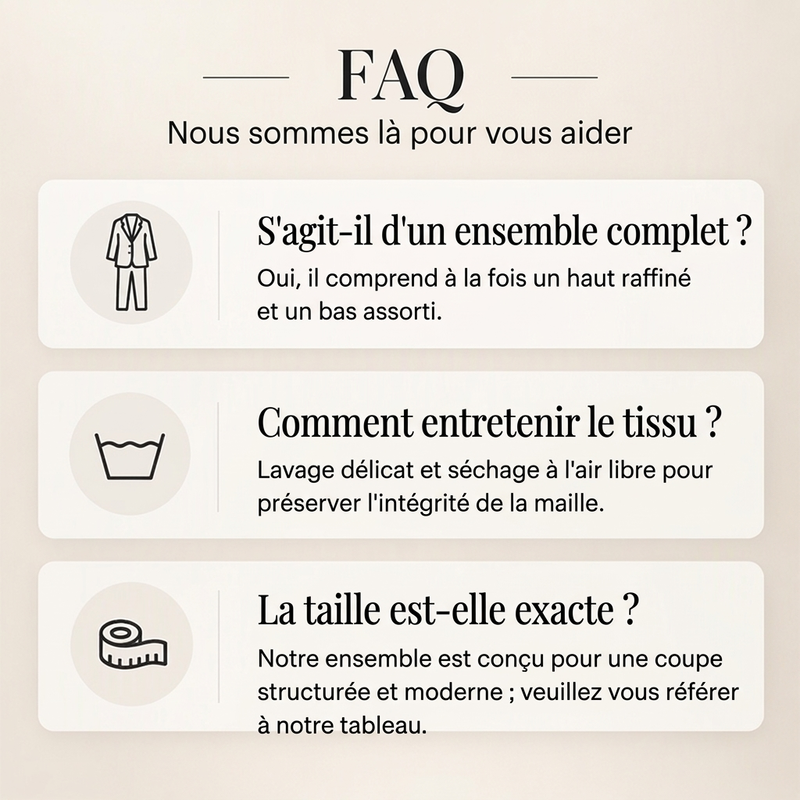 Ensemble survêtement à col tailleur et pantalon en sergé pour homme