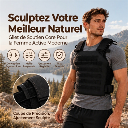 Gilet de chasse extérieur robuste