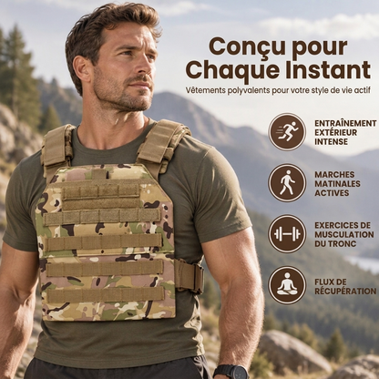 Gilet de chasse extérieur robuste