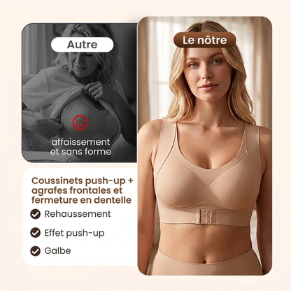 🌸✨ Soutien-gorge à fermeture avant et correcteur de posture – Sans armatures, pour le dos.【Achetez-en 1, obtenez-en 1 gratuitement】