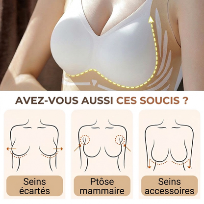 💞 Soutien-gorge sans armature avec maintien supérieur ✨ Fini l'affaissement des seins