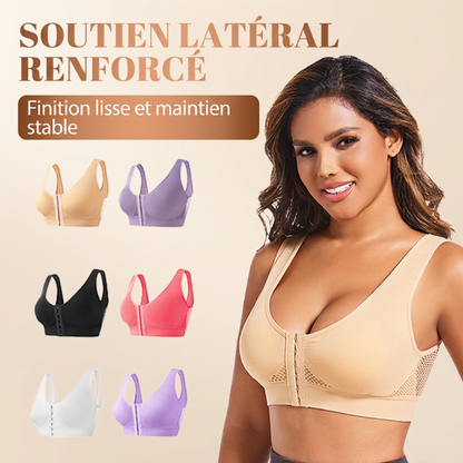 【1+1 offert】Soutien-gorge sans armature pour femme avec fermeture avant