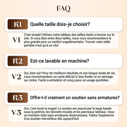 【✨1 acheté, 1 offert✨】💕Grande taille de sous-vêtements