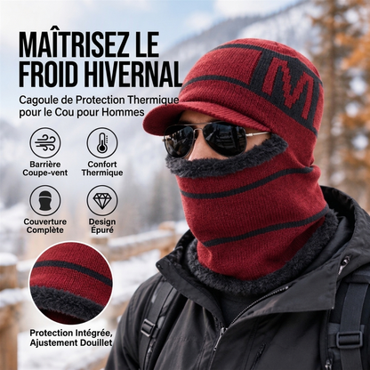Bonnet tricoté d'hiver chaud pour homme
