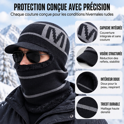 Bonnet tricoté d'hiver chaud pour homme