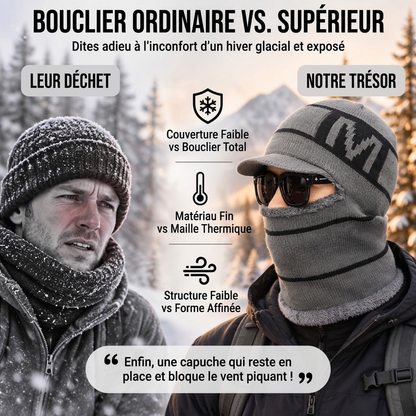 Bonnet tricoté d'hiver chaud pour homme