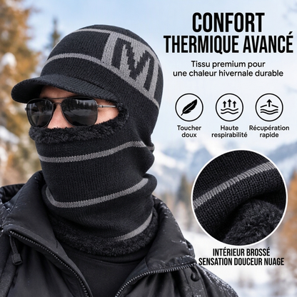 Bonnet tricoté d'hiver chaud pour homme