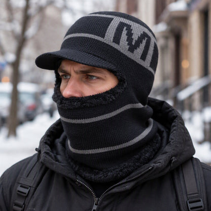 Bonnet tricoté d'hiver chaud pour homme