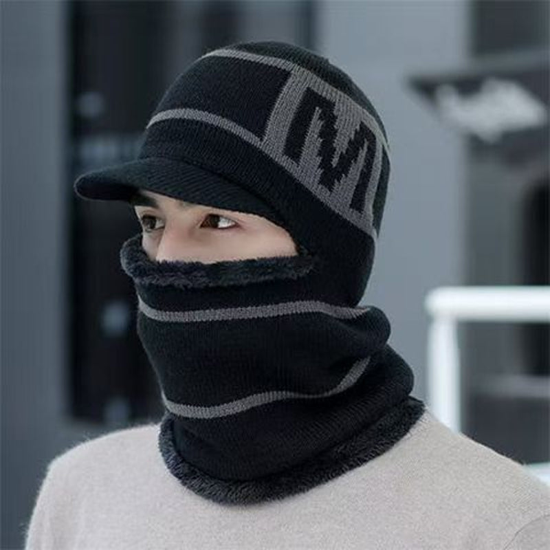 Bonnet tricoté d'hiver chaud pour homme