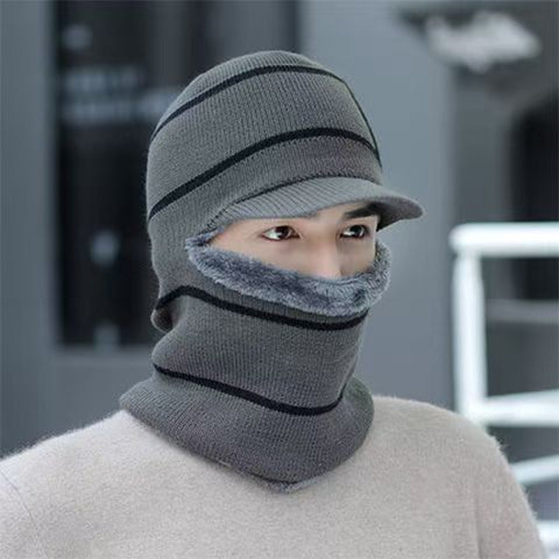 Bonnet tricoté d'hiver chaud pour homme