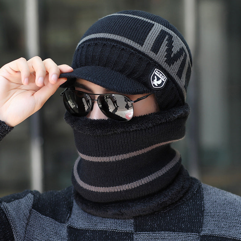 Bonnet tricoté d'hiver chaud pour homme