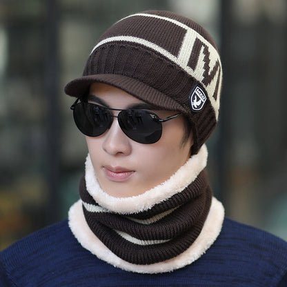 Bonnet tricoté d'hiver chaud pour homme