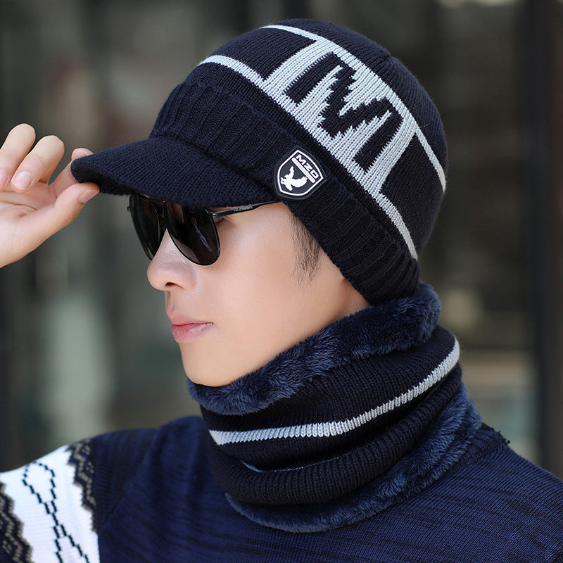 Bonnet tricoté d'hiver chaud pour homme