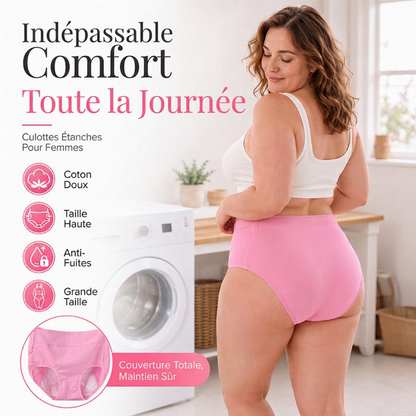 🩲Culottes Menstruelles Grande Taille pour Femmes