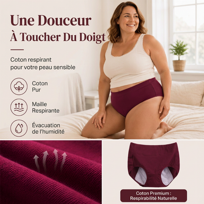 🩲Culottes Menstruelles Grande Taille pour Femmes