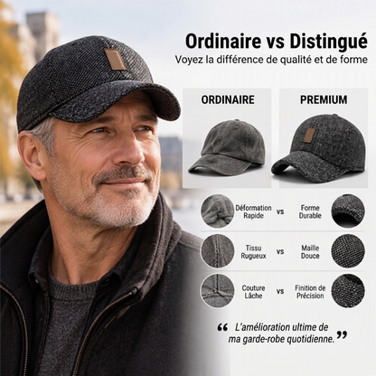 Casquette de baseball chaude pour homme avec protège-oreilles