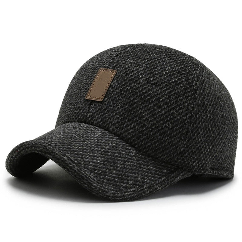 Casquette de baseball chaude pour homme avec protège-oreilles