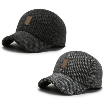 Casquette de baseball chaude pour homme avec protège-oreilles