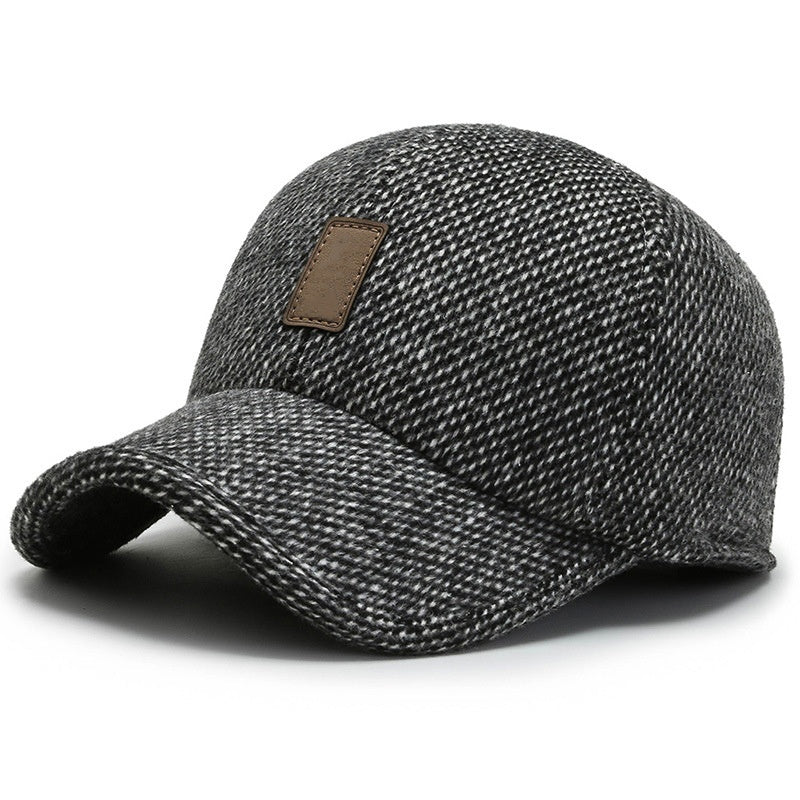 Casquette de baseball chaude pour homme avec protège-oreilles