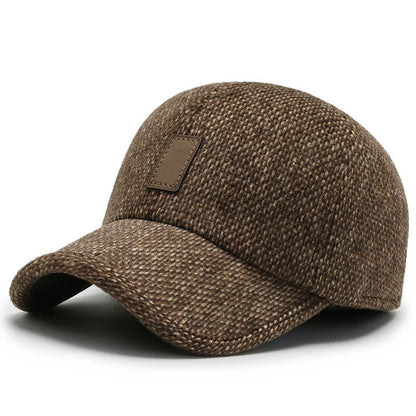 Casquette de baseball chaude pour homme avec protège-oreilles