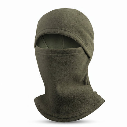 Cagoule de cyclisme thermique et coupe-vent pour l'hiver