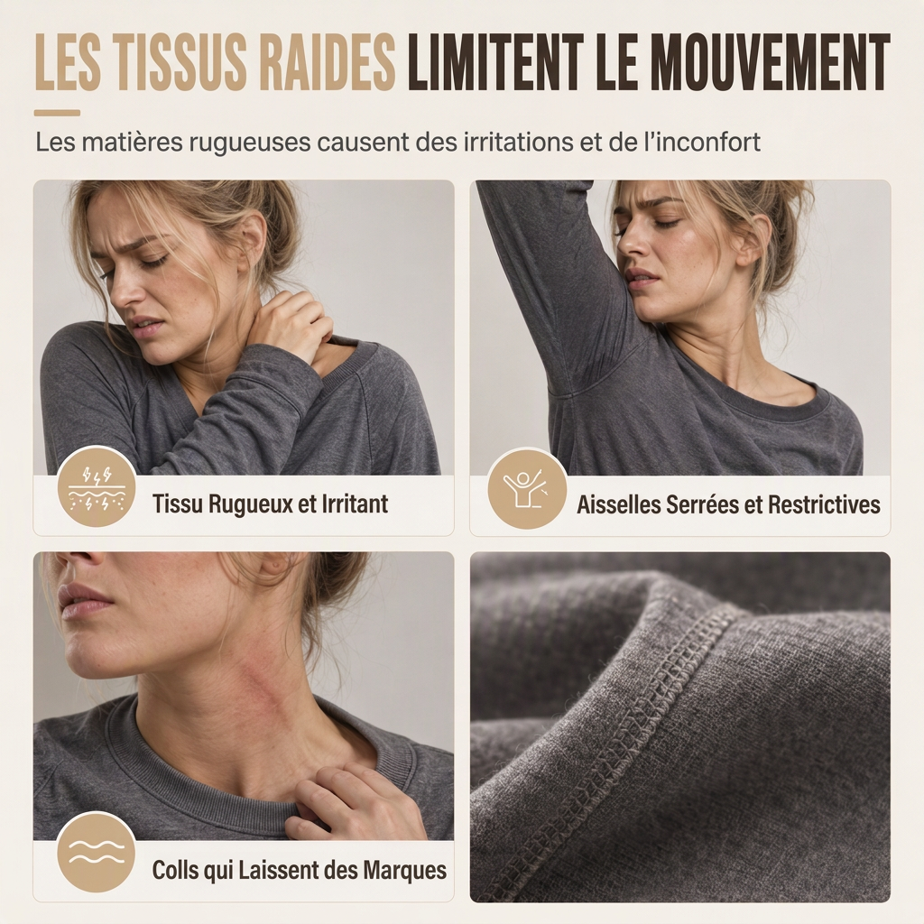 T-shirt décontracté à manches longues et col rond pour femme, haut à pull-over avec blocs de couleurs