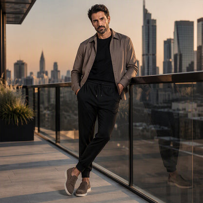 Pantalon fuselé pour homme, épais et doublé pour la chaleur