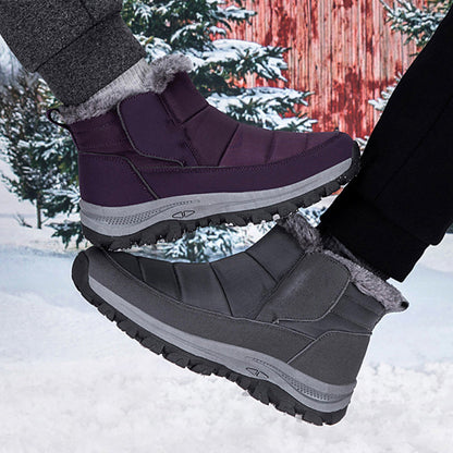 Unisex Plush-Lined Winter Snow Boots