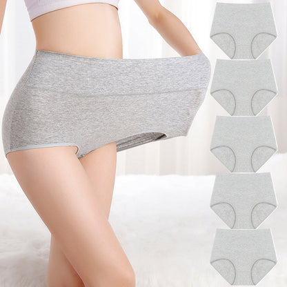 🌸 Lot de 5 culottes femme Bekväma à taille haute – Gainantes et respirantes