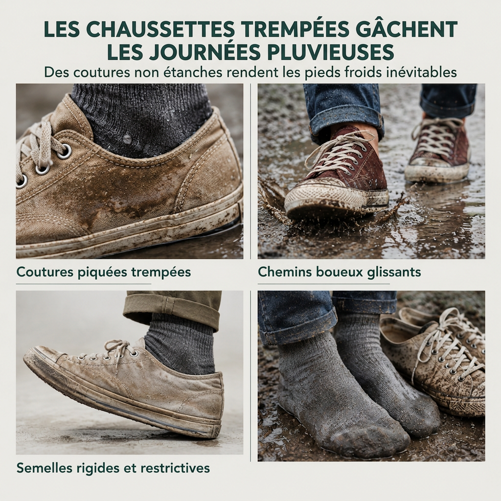 Bottines mode à petit talon pour femme, à bout carré, talon épais, style chaussette