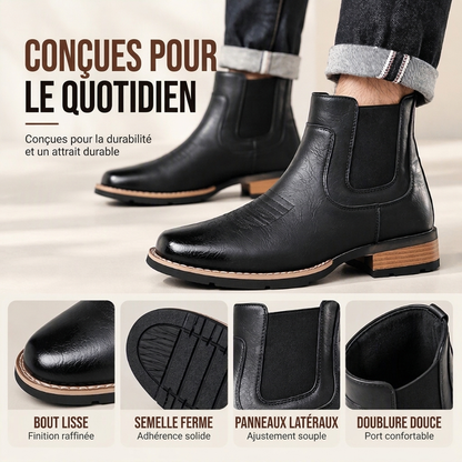 Bottes Chelsea Vintage À Enfiler Pour Homme