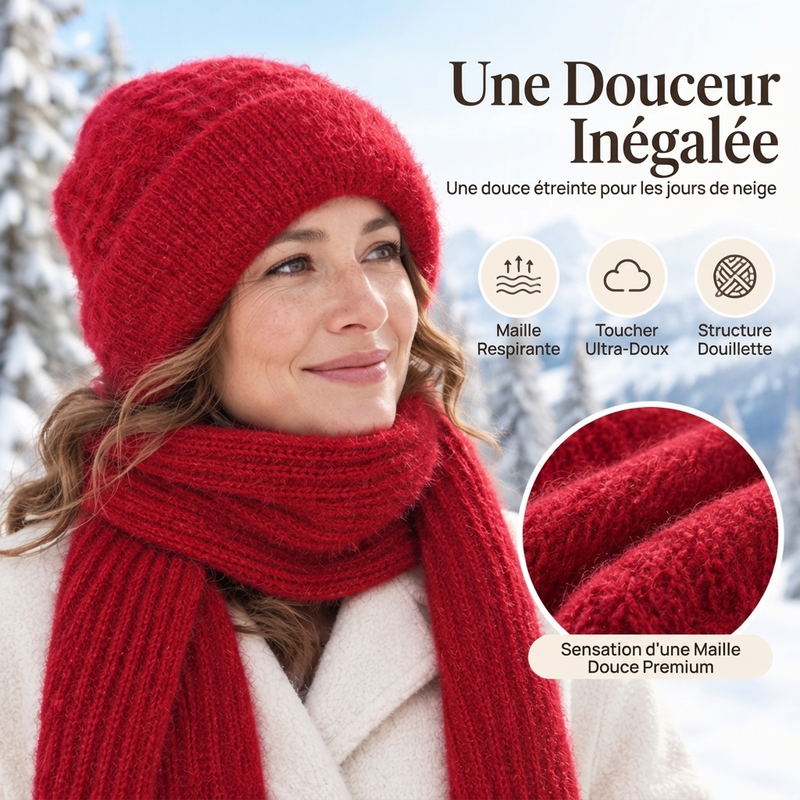 Écharpe à capuche chaude d'hiver pour femmes