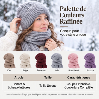 Écharpe à capuche chaude d'hiver pour femmes
