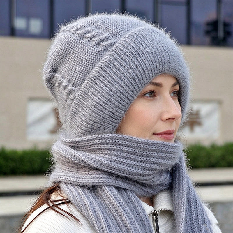 Écharpe à capuche chaude d'hiver pour femmes