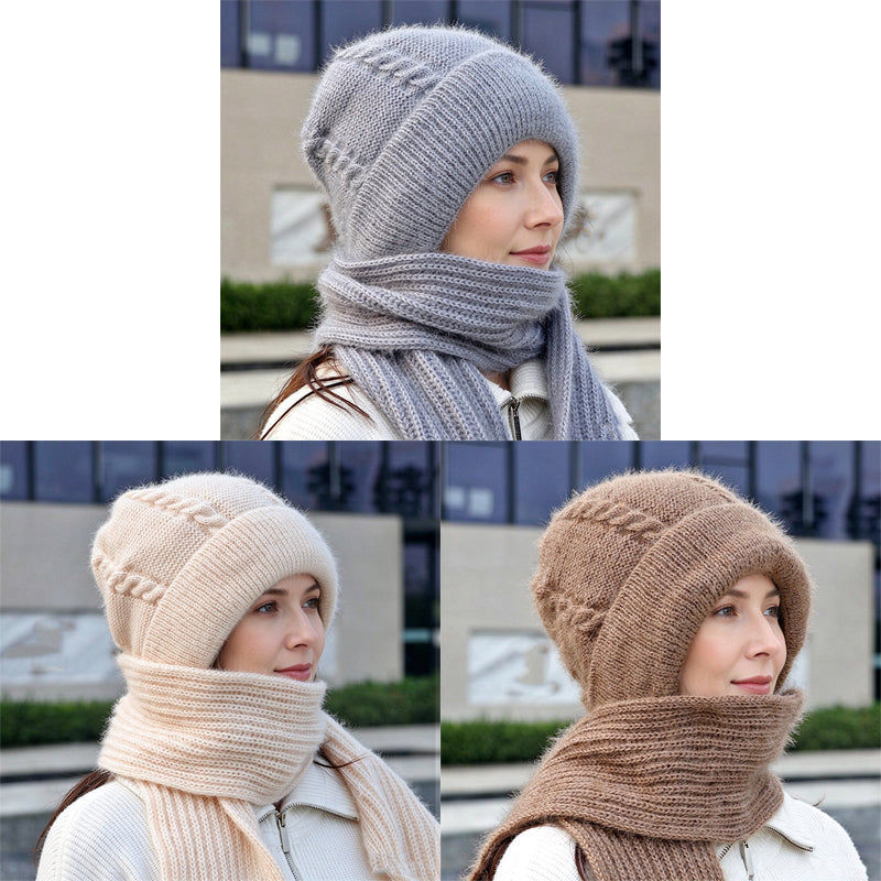 Écharpe à capuche chaude d'hiver pour femmes