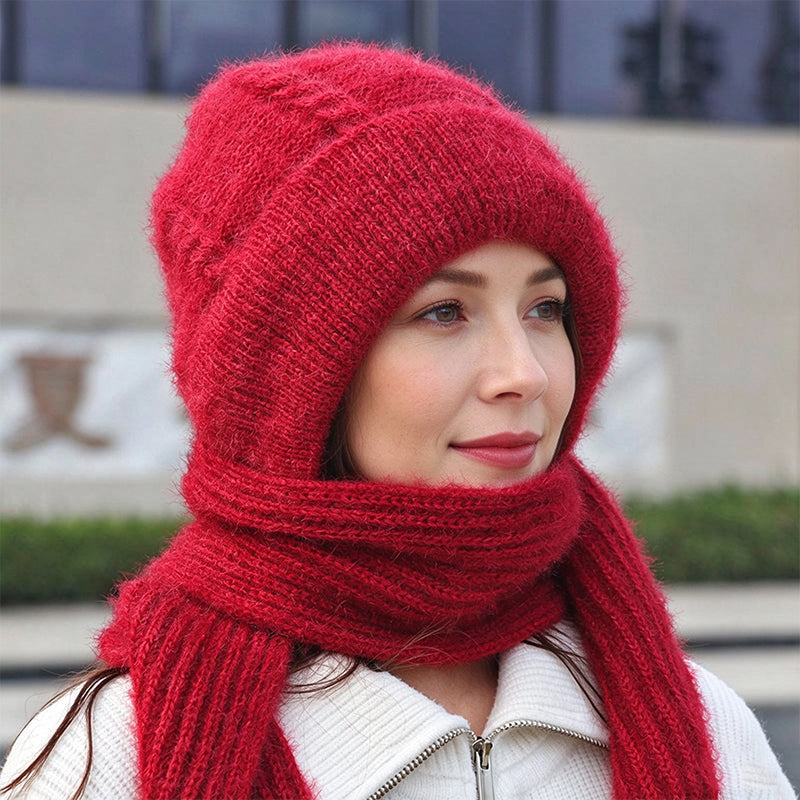 Écharpe à capuche chaude d'hiver pour femmes