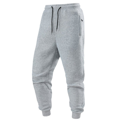 Men's Warm Joggers with Zipper Pockets