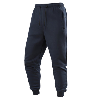 Men's Warm Joggers with Zipper Pockets