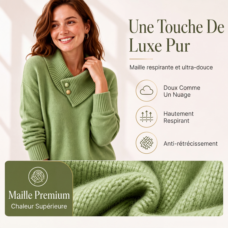 Pull en maille style décontracté et décontracté pour femmes