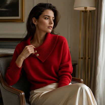 Pull en maille style décontracté et décontracté pour femmes