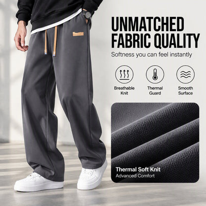 🔥Pantalon thermique d'hiver à coupe droite pour homme