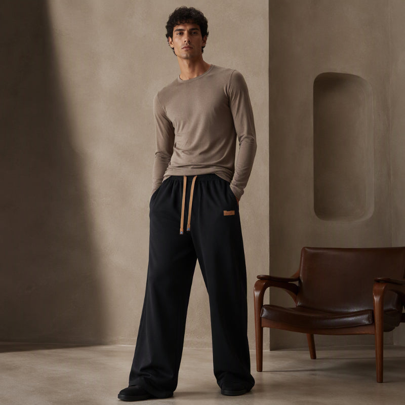 🔥Pantalon thermique d'hiver à coupe droite pour homme