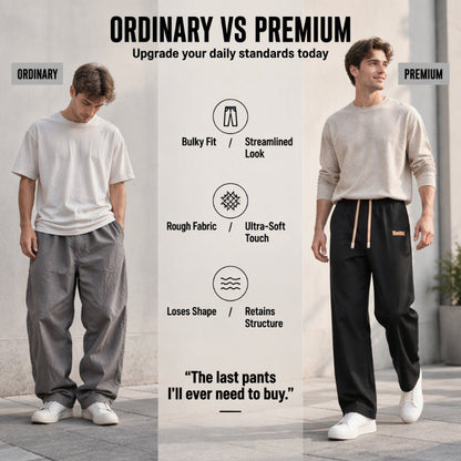 🔥Pantalon thermique d'hiver à coupe droite pour homme