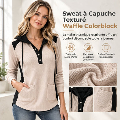 Pull en maille décontracté à col en V pour femme