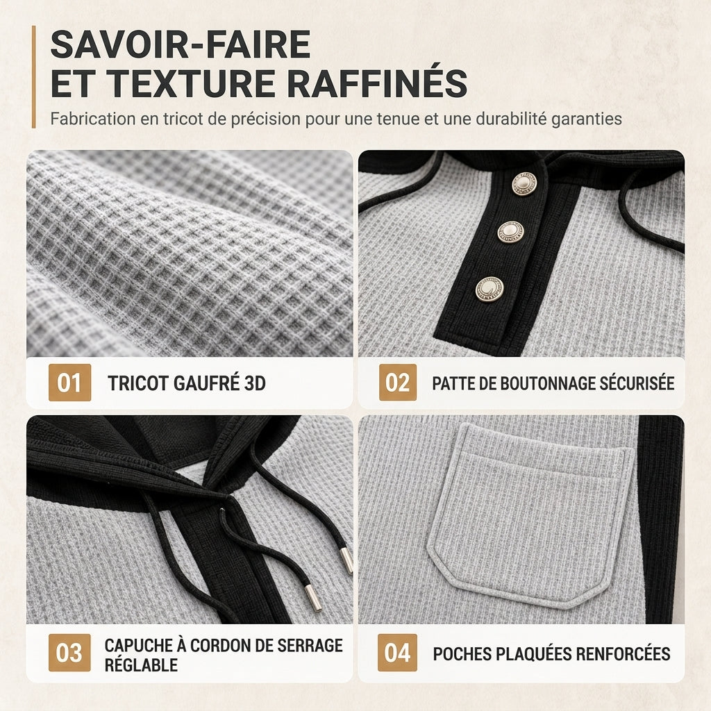 Pull en maille décontracté à col en V pour femme