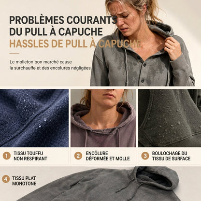 Pull en maille décontracté à col en V pour femme