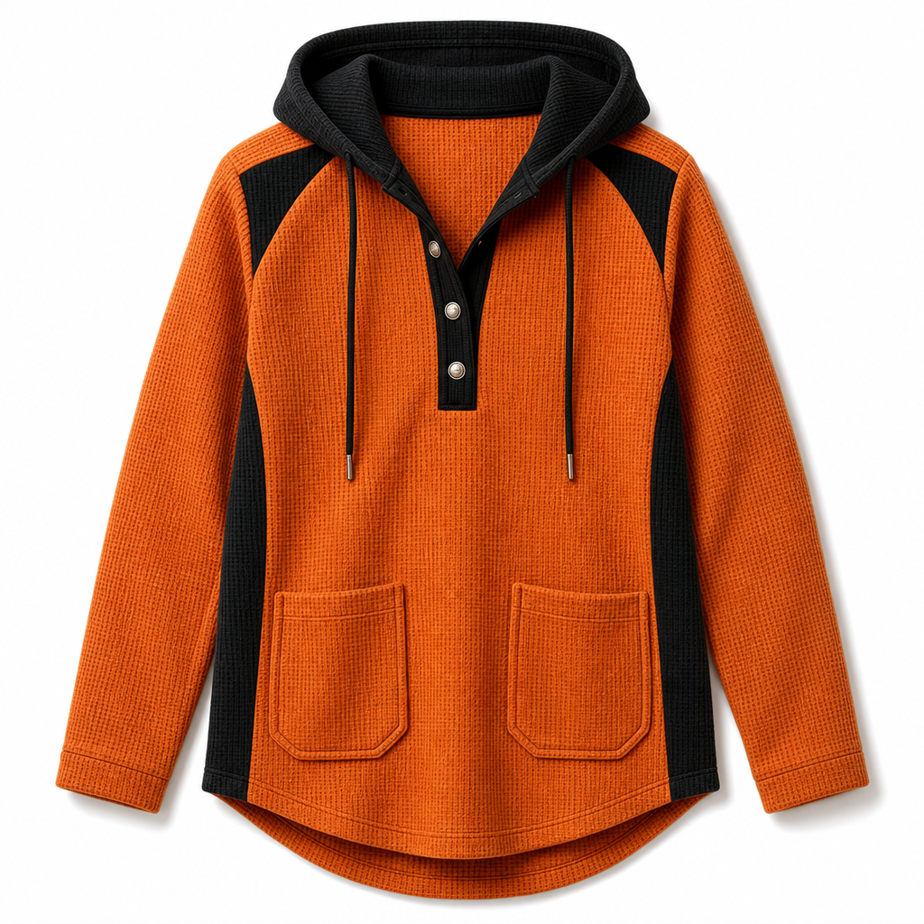 Pull en maille décontracté à col en V pour femme