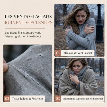 Robe d'automne élégante ample pour femme avec longues manches lanternées