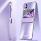 Składane etui na telefon Samsung Z Flip 5/4/3 z matową powłoką galwaniczną